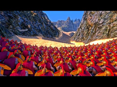 Last stand of 300 spartan Against 2,300 Persians - Ultimate Epic Battle Simulator UEBS