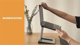 Foldable Tabletop Laptop Riser - PLW-01