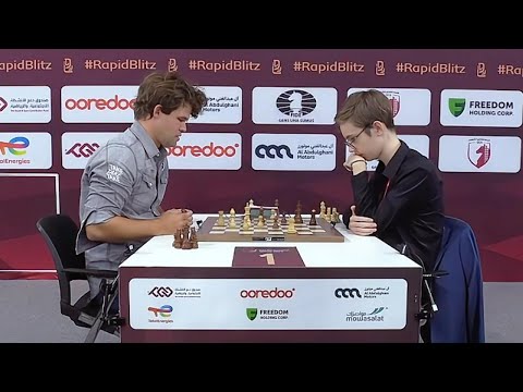 Magnus Carlsen vs. Ihor Samunenkov / FIDE World Blitz 2025 / Caro - Kann Defence, White No Castling