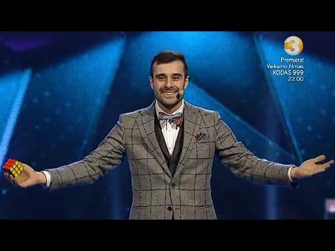 iliuzionistas Anton Lavrentjev - "Lietuvos Talentai", atranka 2017
