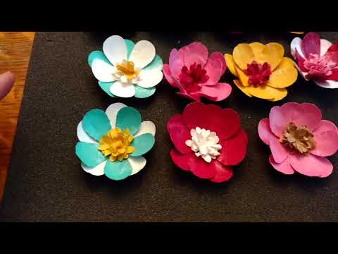 Flowers I made using Naida's gift