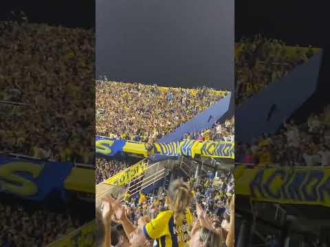 "YA CORRIMOS A LAS GALLINAS! Y TAMBIÉN A LOS BOSTEROS " Barra: Los Guerreros &bull; Club: Rosario Central