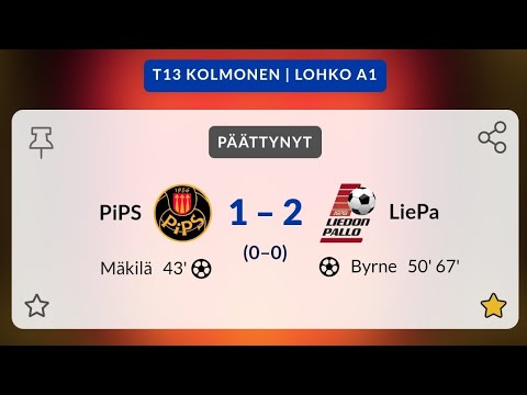 PiPS - LiePa T13 (T13 Kolmonen, 6.6.2023)