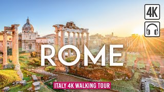 ROME, Italy 4K Walking Tour - Captions & Immersive Sound [4K Ultra HD/60fps]