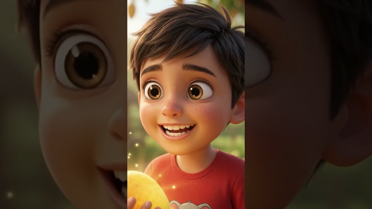 🥭 जादुई आम का पेड़ 🌳 | हिंदी 3D कार्टून कहानी | Hindi Cartoon Story #Shorts