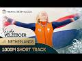 Xandra Velzeboer ekes out 1000m win for SECOND short track gold | Winter Olympics 2026 | NBC Sports