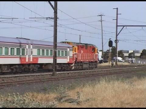 Australian trains : EMU, freight, and passenger trains