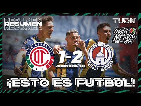 Highlights and goals | Toluca 1-2 Atl San Luis | Grita México BBVA AP2021 - J10 | TUDN