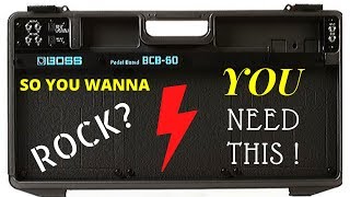 Boss BCB 60 Pedal board - Review  - How to set up a pedal board, Boss BCB-60, Effect pedals