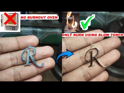 make jewelry by lost wax casting , without using a burnout