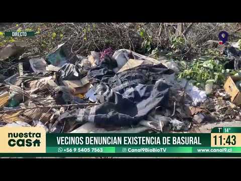 Vecinos de Tucapel Bajo denuncian aumento de microbasural y sensación de abandono