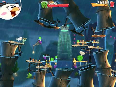 Angry birds 2: boss level 506 (Bamboo Forest/ Gravity Grove)
