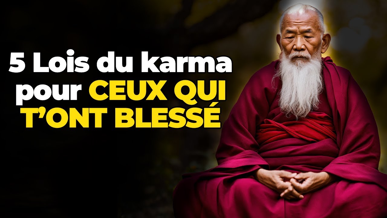 5 Lois du karma pour CEUX QUI T’ONT BLESSÉ