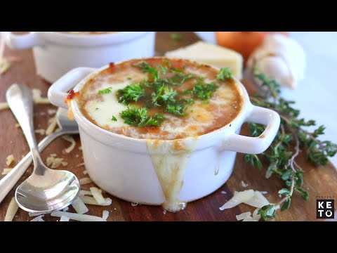 French Onion Soup Recipe by Perfect Keto