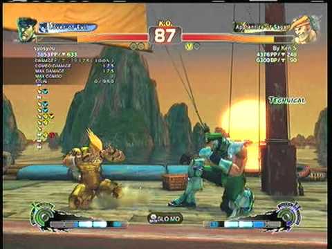 SSF4AE:  M.Bison (syusyou)  vs. Adon (By Ken S)  SD