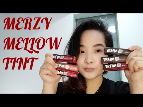 [SWATCH + REVIEW] MERZY BITE THE BEAT MELLOW TINT M1-M8  | Cel Arellano 💋