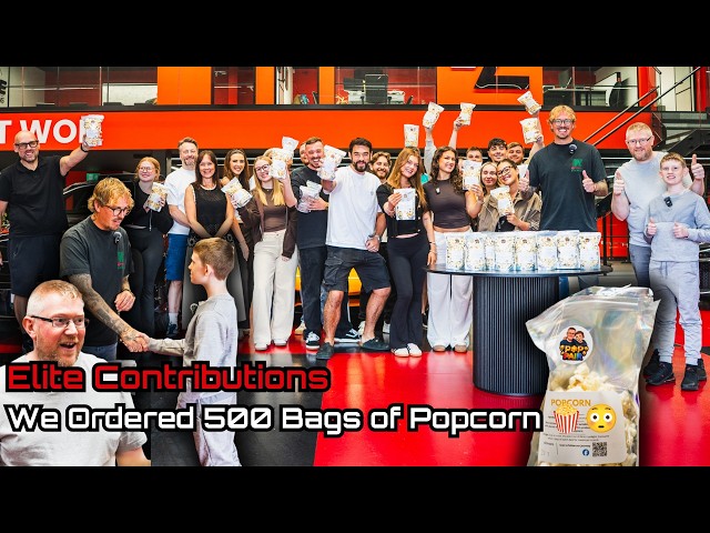 We Ordered 500 Bags of Popcorn 🍿😳