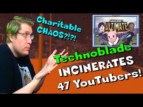 Minecraft Charity Chaos! Absolutely Ruining a $36,000 Minecraft Tournament - Technoblade [Reaction]