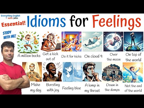 Essential Idioms for Feelings  - Learn English Vocabulary
