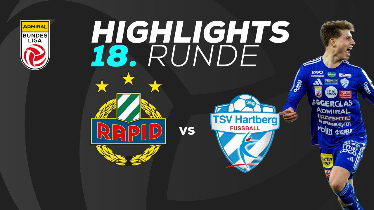 SK Rapid Wien vs TSV Hartberg Highlights
