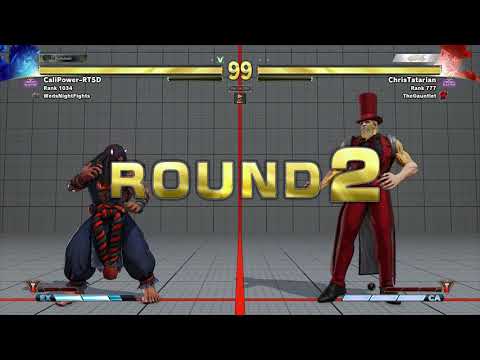 SFV~  G (ChrisTatarian) vs. Kage (CaliPower-RSTD) HD  1
