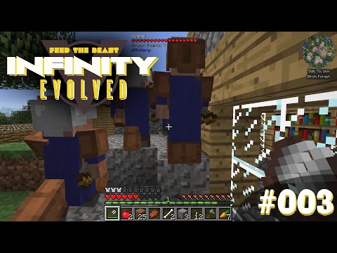 Let's Play FTB: Infinity Evolved - #03 - Another Village