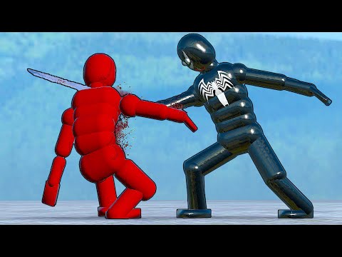 VENOM BATTLE ACTIVE RAGDOLLS DEATH RUN - Overgrowth