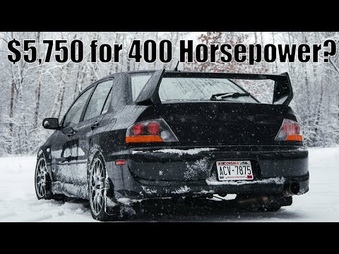 Why it Cost $5,750 to make a 400 Horsepower Mitsubishi EVO 8