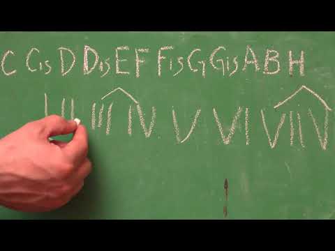 Gitara 104 - Teorija 1- Hromatska skala gradjenje durske i molske skale