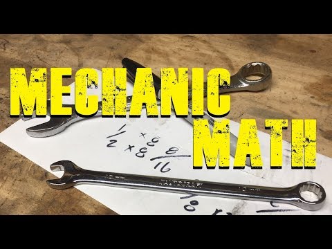 MECHANIC MATH - Standard wrench sizes made EASY