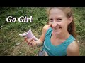 Go Girl #1 ; in the woods