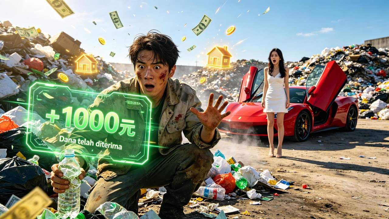 【FULL】Broke guy dumped, binds trash-picking system: $1000 per bottle! From rags to riches