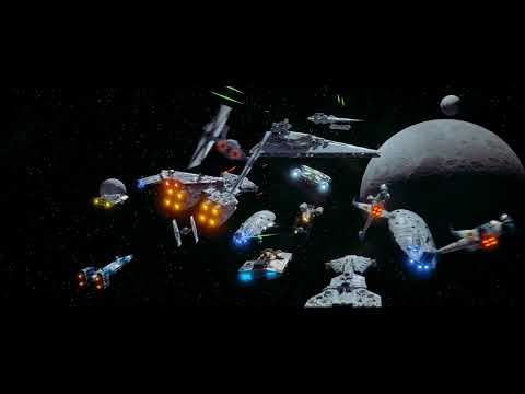 TIEs Strafing a Corellian Frigate (WIP 4K Update!)