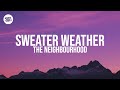 The Neighbourhood - Sweater Weather (sped up/tiktok remix) Lyrics | inside this place is warm 432Hz