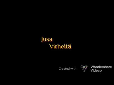 Jusa - Virheitä