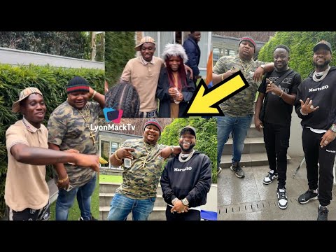 Davido Go Crazy As Met Zlatan, Chief Priest & Others Who Surprised Him To London For his Concerts