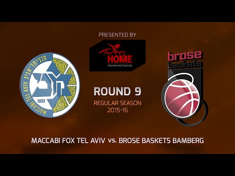 Highlights: RS Round 9, Maccabi FOX Tel Aviv 85-65 Brose Baskets Bamberg