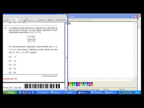 Como passar em Concurso Público - Resolução Q24 - FCC - TRT24 - 2011