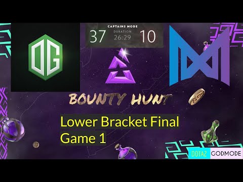 OG.TOPSON Earth Spirit MID!!! OG Vs Nigma Lower Bracket Final Game 1 @ Blast Bounty Hunt