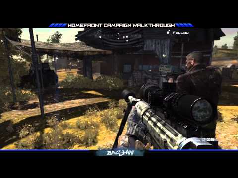 Homefront Campaign Walkthrough - Mission 5 (Heartland) Part 1/2 [HD 1080p]