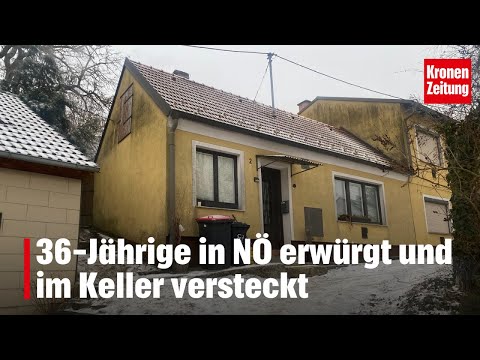Another woman murdered: 36-year-old strangled and hidden in cellar in Lower Austria | krone.tv NEWS
