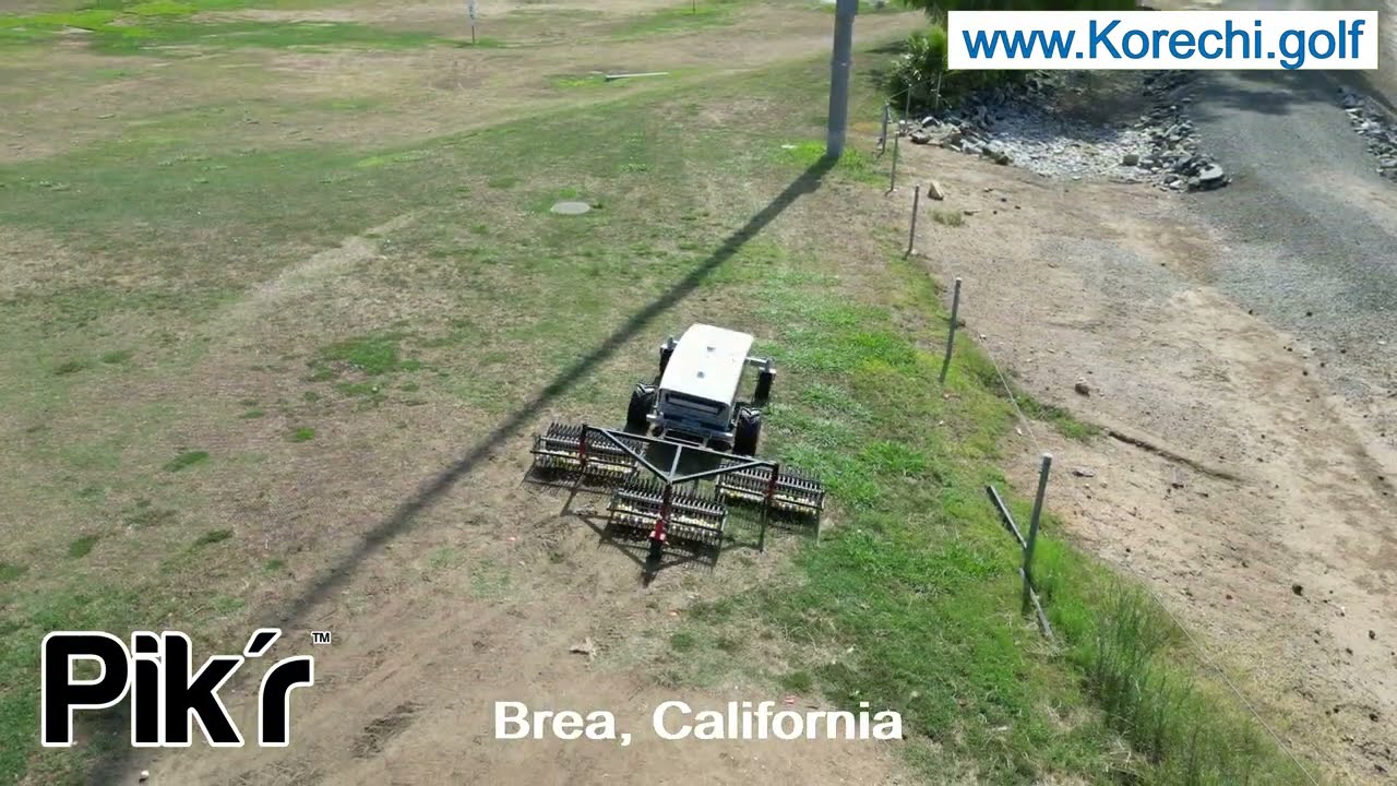Pik'r golf ball picking robot at Birch Hills Golf Course in Brea, CA