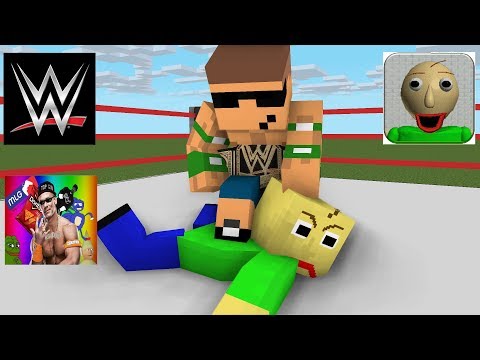 Monster School : Baldi's Basic Wrestling Challenge - Minecraft animation