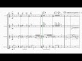 [Original Composition] Marionette - Bagatelle for Clarinet Ensemble (2016)