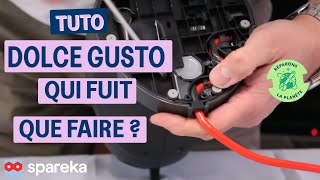 Ma cafetiere dolce gusto fuit au niveau du reservoir, que faire ?