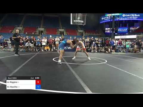 160 Lbs Semifinal - Aiden Riggins, Iowa Vs Rafael Hipolito, Virginia A44e