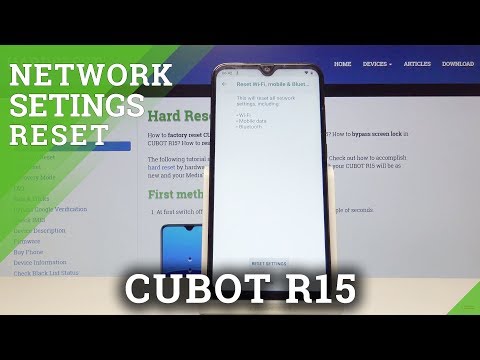 How to Reset Network Settings in CUBOT R15 - Restore Network Defaults