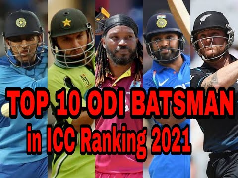 Top 10 ODI Batsman in ICC Ranking 2021