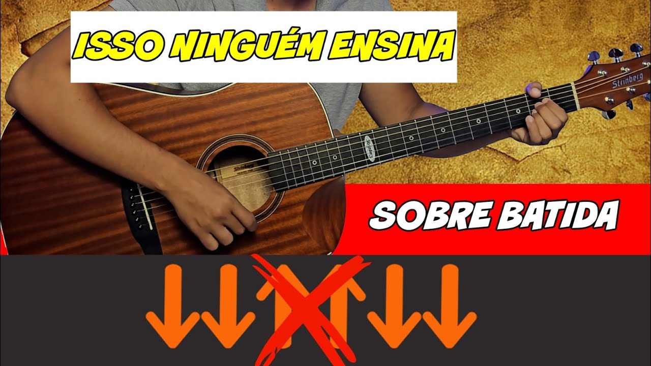 MÉTODO SECRETO para Aprender RITMOS E BATIDAS NO VIOLÃO para Iniciantes 😱🎸