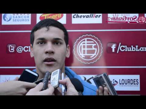 Gustavo Gómez: "Estoy contento de estar en Lanús"